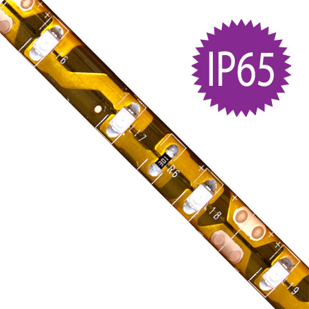 Лента светодиодная SMD3528, IP65, 60LED, белый, 4,8W/метр, 12V, 8*0,22мм, влагозащищенная 10см